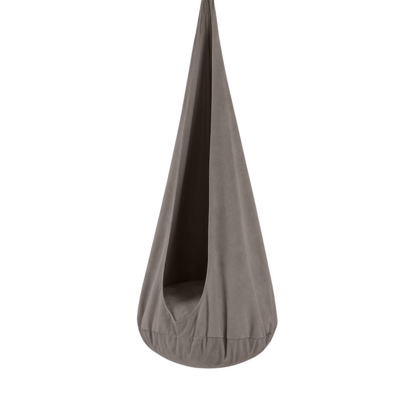 KINDER-HÄNGESESSEL – weiche Cocoon-Schaukel zum Spielen und Entspannen - Braun, Textil (72/157/72cm) - Bees & Blooms