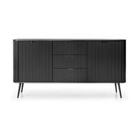 SIDEBOARD – 168 cm – Zova – Schwarz - Schwarz, Holzwerkstoff (168/87/39cm) - hi-markt
