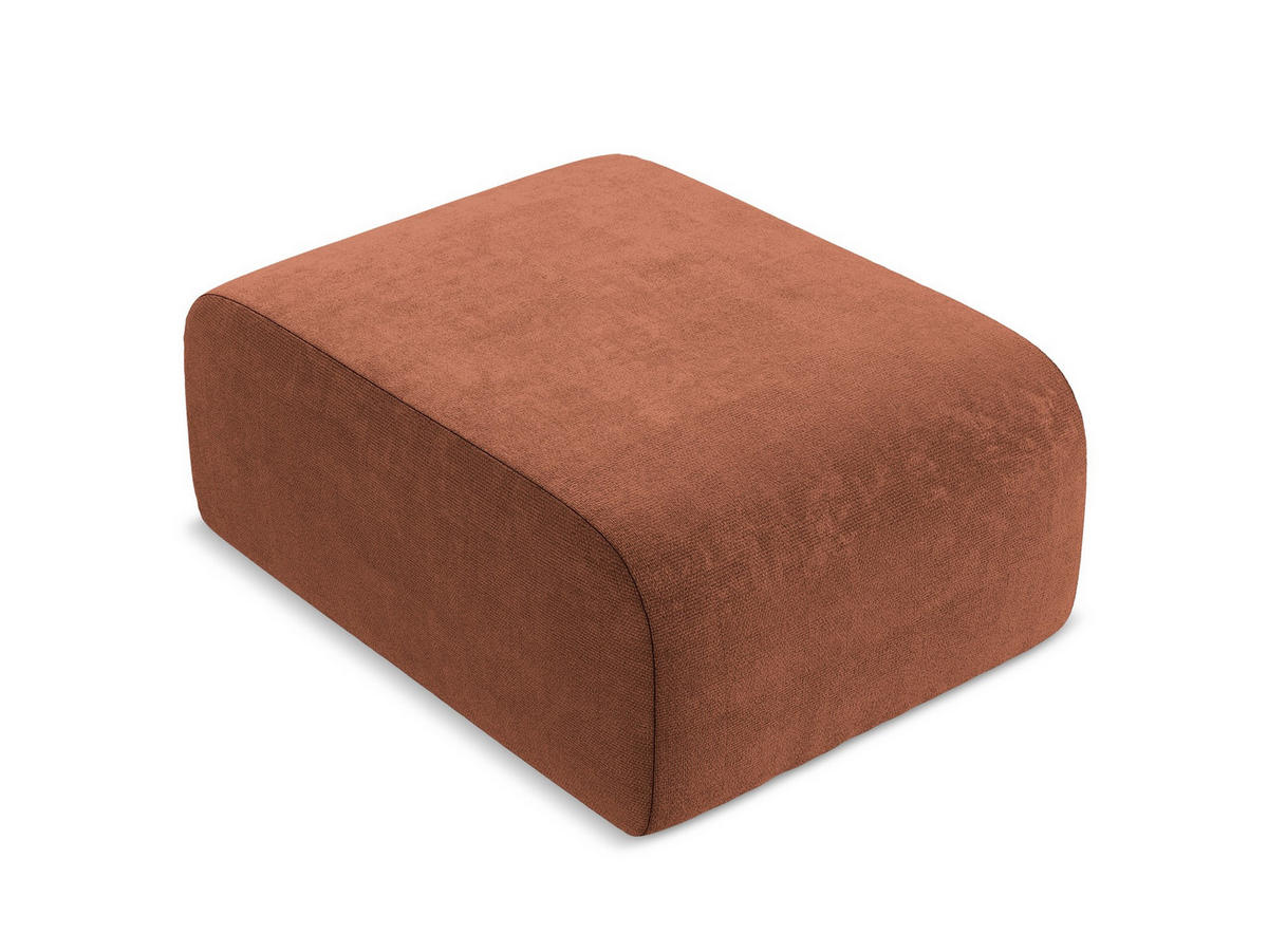 ECKSOFA Links Bouclé Stoff Beige - Sandfarben/Schwarz, Holzwerkstoff/Kunststoff (178/166cm) - Makamii