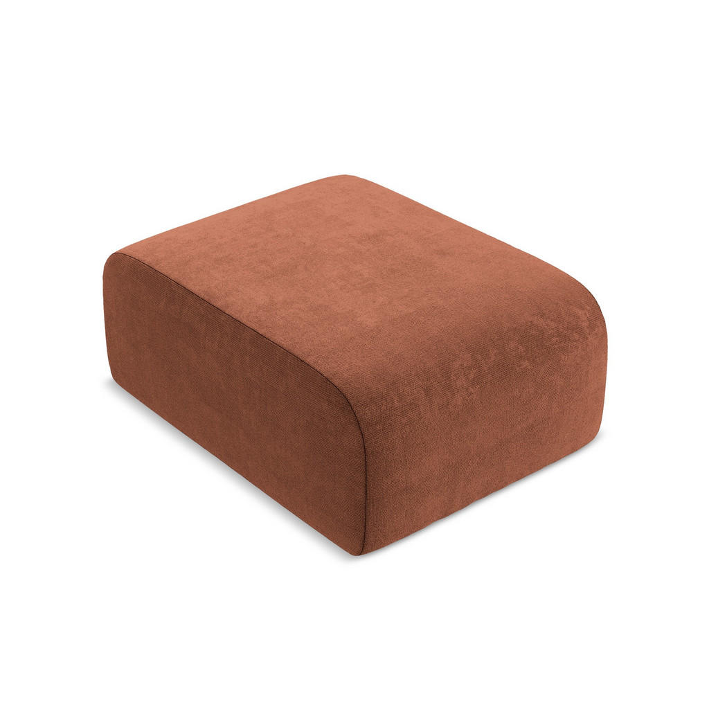 Thumbnail - Makamii Pouf, Terra cotta, Textil, Holzwerkstoff, 1-Sitzer, 72x42x94 cm, Hergestellt in Europa, Oeko-Tex®, Wohnzimmer, S...