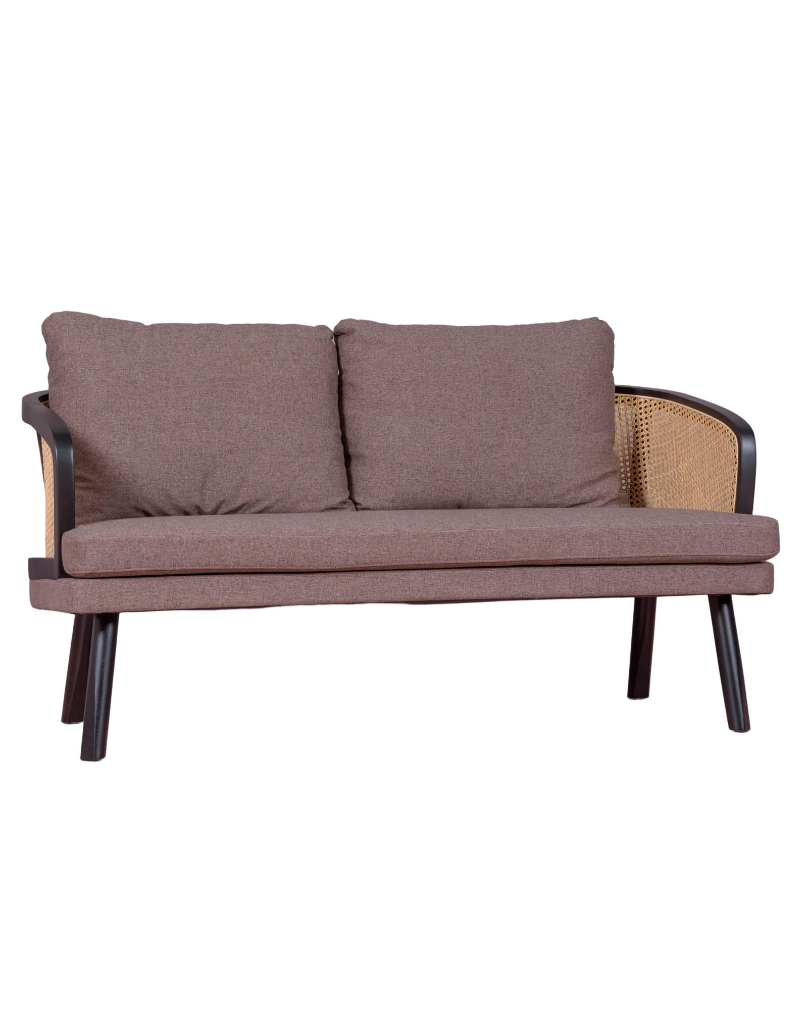SOFA Naturmaterialien Schwarz - Schwarz, Naturmaterialien (147/86/78cm) - Nest Dream