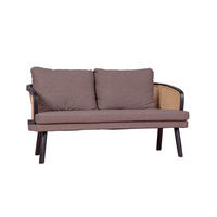 SOFA Naturmaterialien Schwarz - Schwarz, Naturmaterialien (147/86/78cm) - Nest Dream