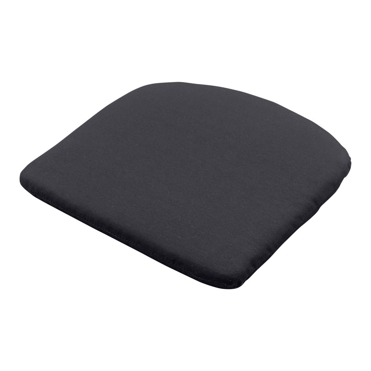 SITZKISSEN Basic 46/48 cm 4er-Set - Schwarz, Textil (48/4/46cm) - Madison