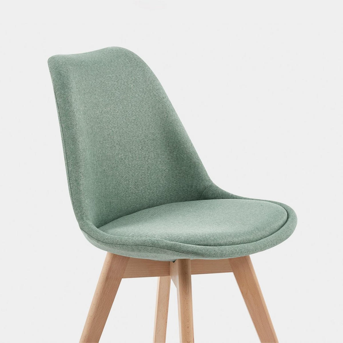 ESSZIMMERSTUHL Kler Grün 49 cm x 82 cm - Grün, Textil (49/82/54cm) - Klast Home