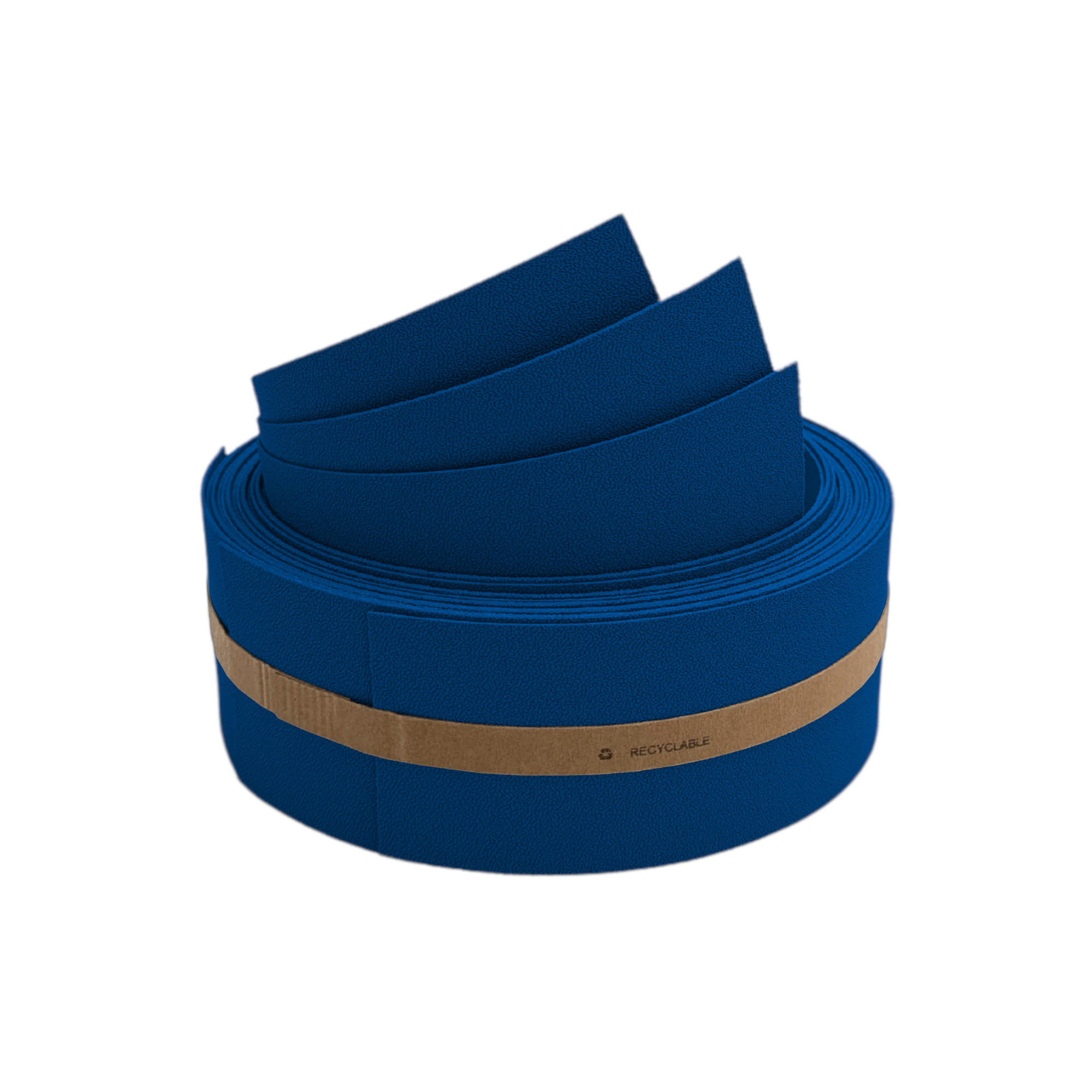 SICHTSCHUTZSTREIFEN Premium Akzentstreifen Set Drittel Enzianblau 2,55m - Blau, Kunststoff (255/6.3cm) - ZAUN|ZU