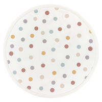 KINDERTEPPICH waschmaschinenwaschbar Punkte Kindermotiv Kinderzimmer schmutzabweisend Mehrfarbig Rund 120D - Multicolor, Textil (120/120cm) - KADIMA DESIGN