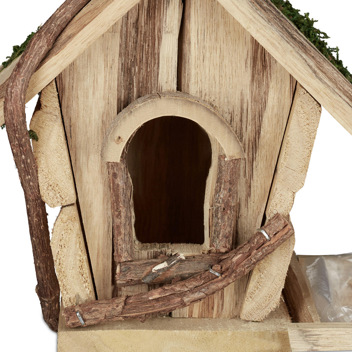 PFLANZGEFÄß - Hellbraun, Holz/Naturmaterialen (23/25/12cm) - Relaxdays