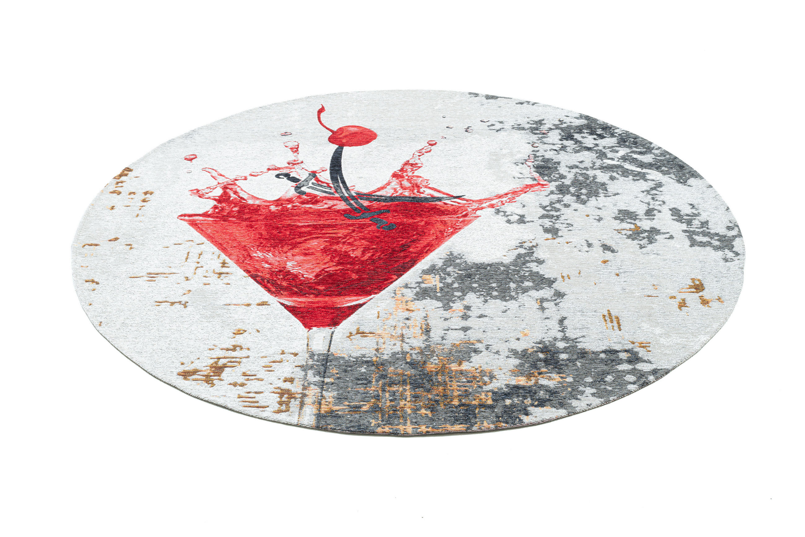 FLACHWEBTEPPICH Keitum 100x100 cm - Rot, Textil (100/100cm) - Sansibar SYLT