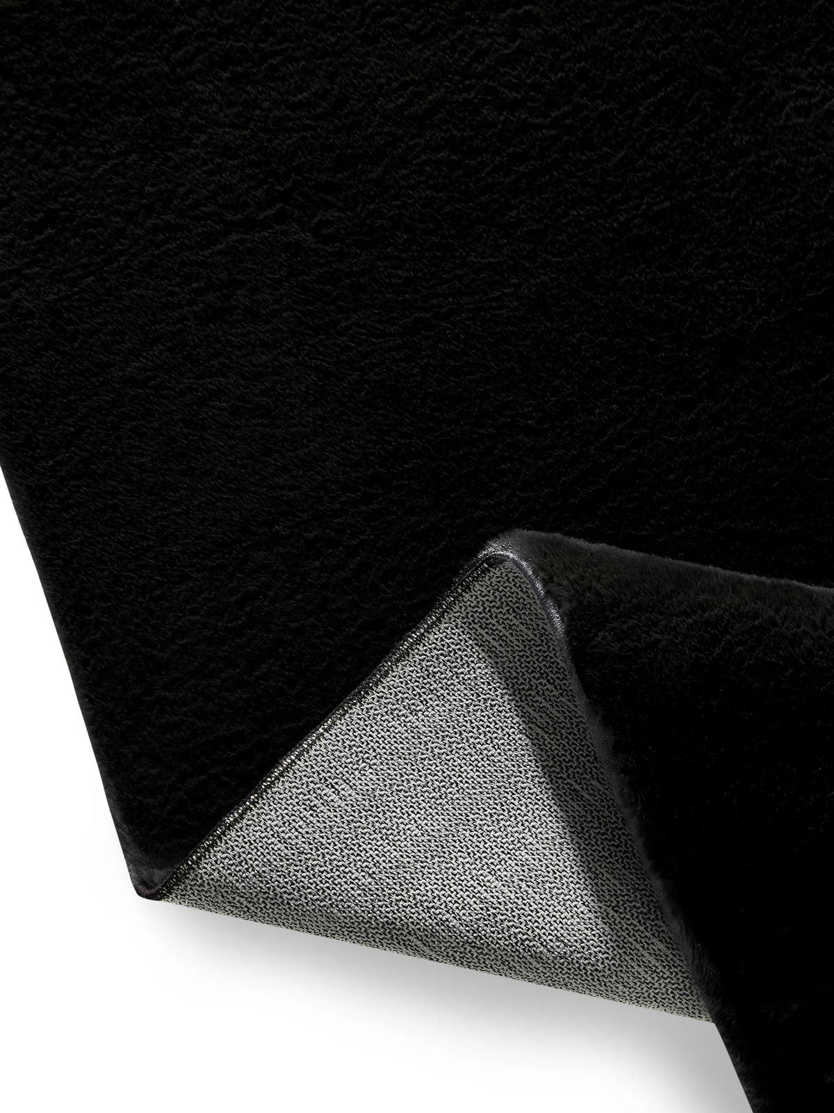 KUNSTFELLTEPPICH Furry Schwarz 200/290 cm - Schwarz, Kunststoff/Textil (200/290cm) - benuta