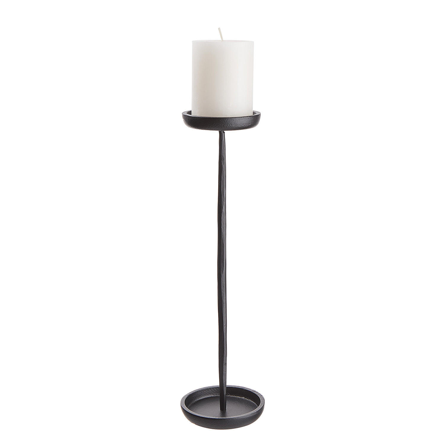 Butlers Kerzenhalter Schwarz 10x36x10 cm