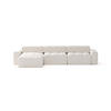 ECKSOFA RIFU SO 300x140 cm, Weiß - Weiß, Textil (346/185cm) - Fedve