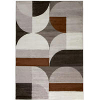 TEPPICH modern Flachgewebe JERSEY Braun 133 x 190 cm - Braun, Textil (133/190cm) - Novatrend