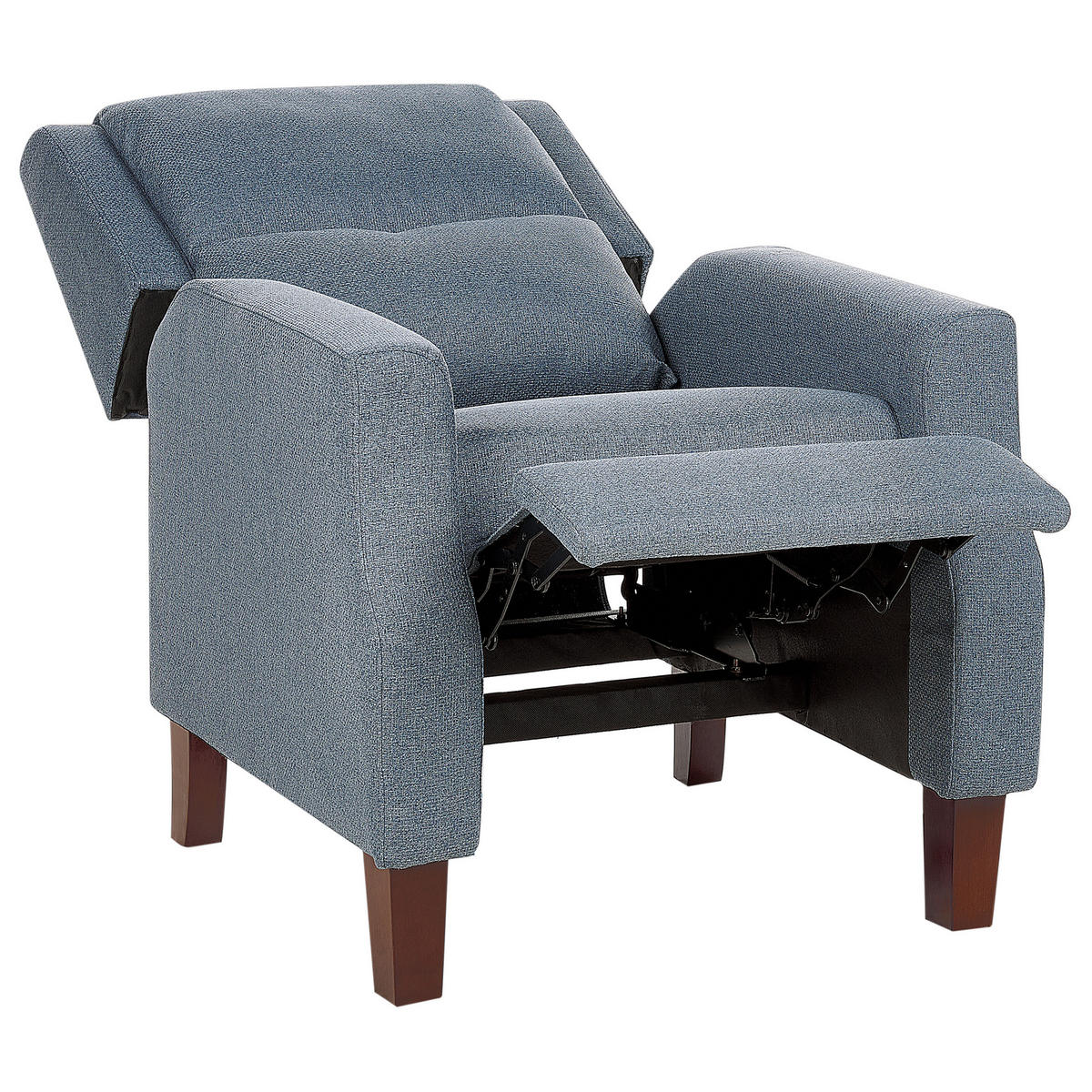SESSEL dunkelblau verstellbar Egersund - Dunkelblau, Textil (75/97/92cm) - Beliani