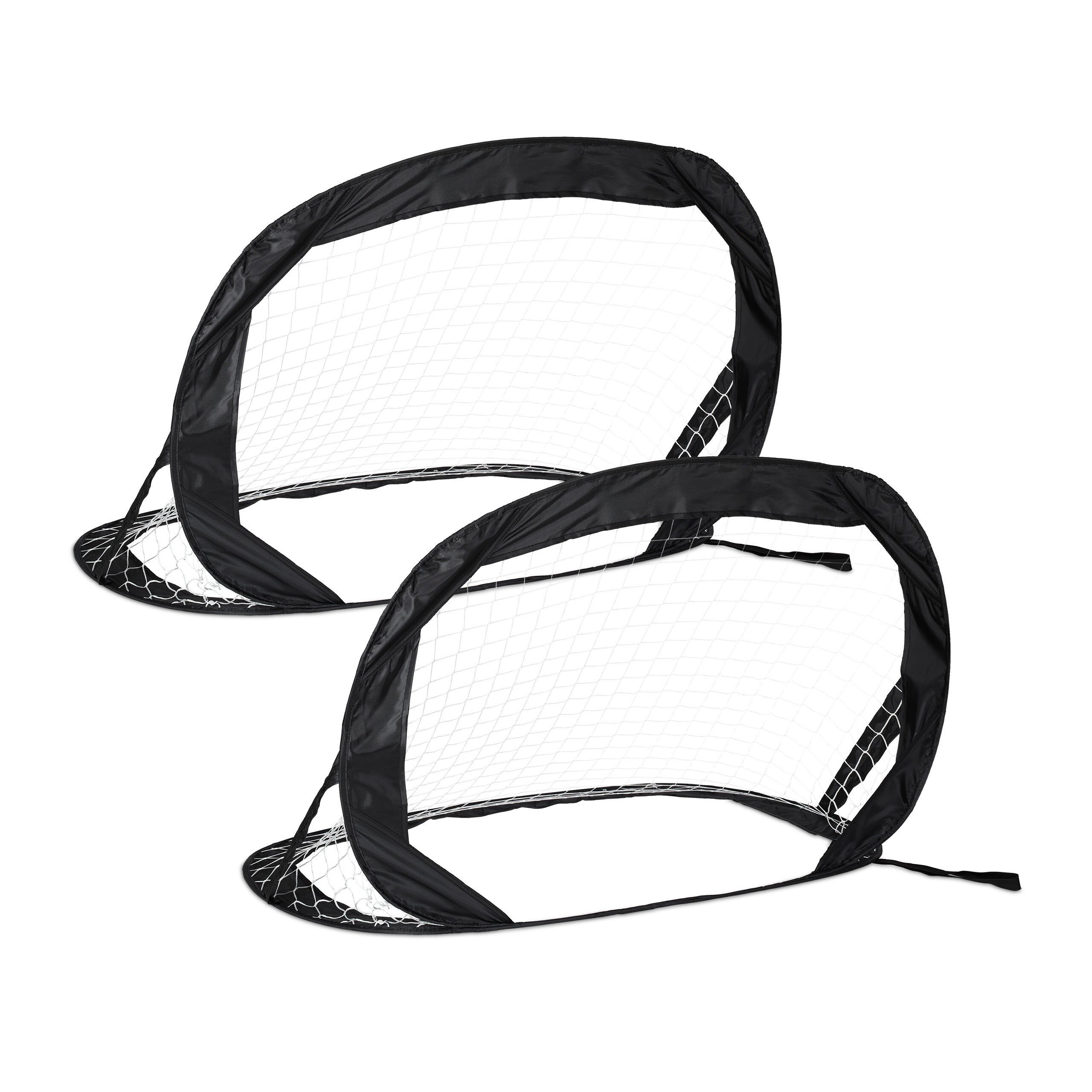 2XPOP-UP-TOR - Multicolor, Textil/Metall (120/85cm) - Relaxdays