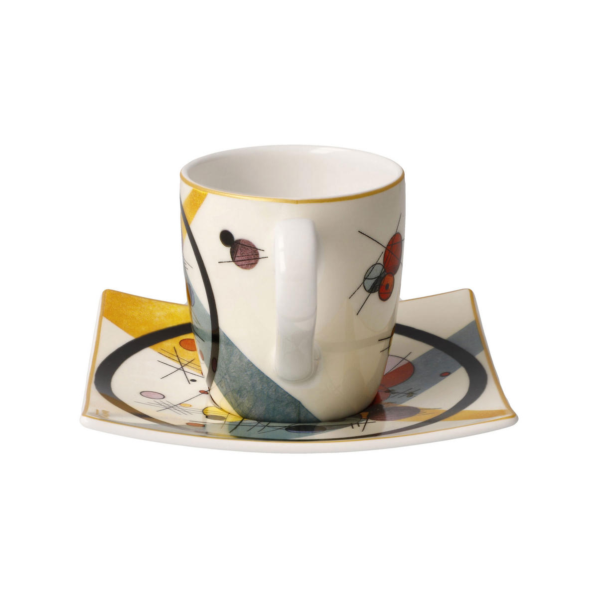 ESPRESSOTASSE Kreise im Kreis - Artis Orbis Wassily Kandinsky Bunt Fine Bone China - Multicolor, Keramik (0.35L) - Goebel