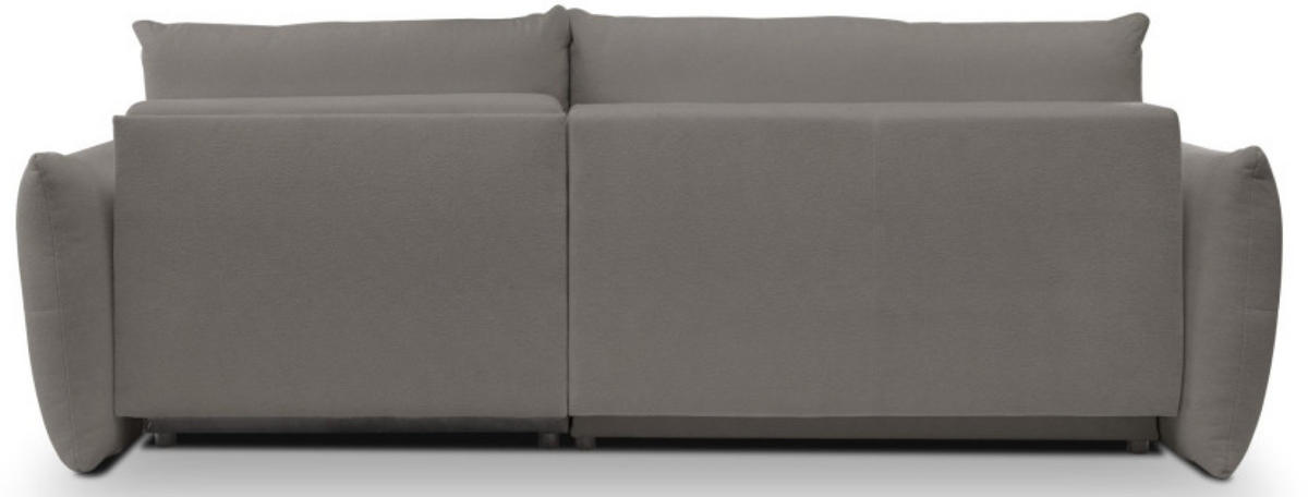 ECKSOFA Grau BOSE Mit Schlaffunktion Rechts - Grau, Textil (177/257cm) - Sepro Meble