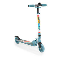 KINDERROLLER Miracle blau LED-PU-Räder ABEC-7 Klingel Höhe einstellbar - Blau, Metall (45/10/78cm)
