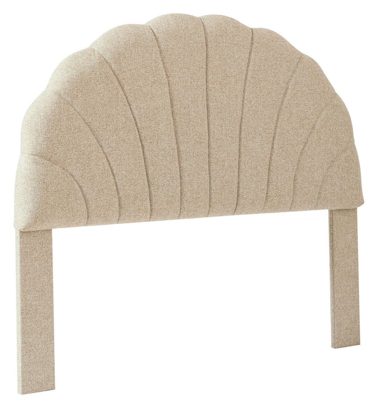 BETTKOPFTEIL Beige 140 cm - Beige, Holz (140/120/7.5cm) - Nordlys