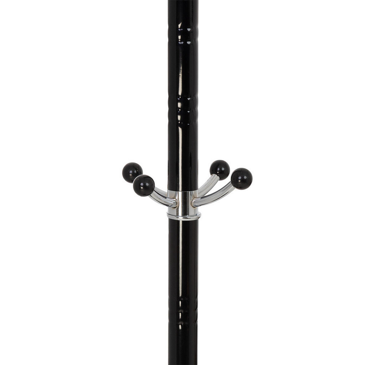 GARDEROBE aus metall - Schwarz, Metall (37/176/37cm) - Wanderlust