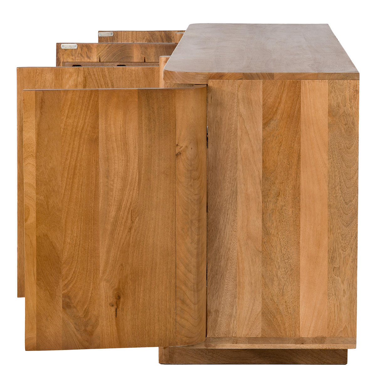 MASSIVES SIDEBOARD - Mango Honig - Braun, Holz (160/72/42cm) - home24