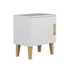 KINDER-NACHTTISCH Kubi 34/50/56 - Weiß, Holzwerkstoff (34/50/56cm) - Kocot Kids