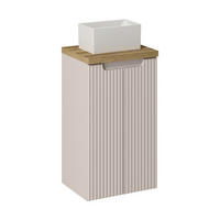 WASCHTISCHKOMBI 50 cm 3Teile Nova Cashmere N BM165 in Kaschmir/Evoke Oak - Kaschmir/Eiche Artisan, Holz (50/57/40cm)