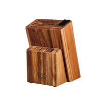 MESSERBLOCK mit integriertem Schärfer Loviisa - Braun, Holz (15/39/13cm) - Björn