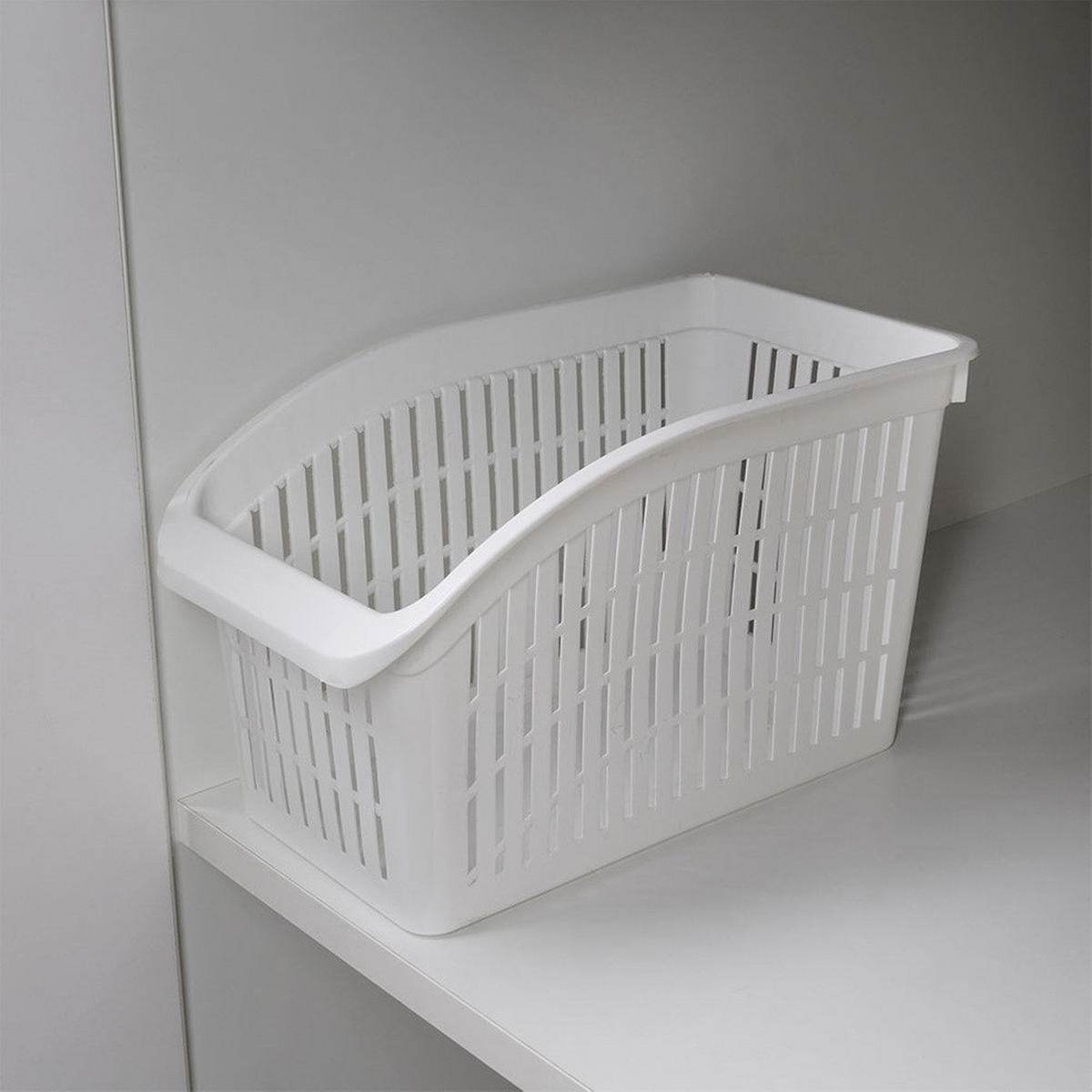 KÜHLSCHRANK-ORGANIZER 29x17x16 cm - Weiß, Kunststoff (29/16/17cm) - Excellent Houseware