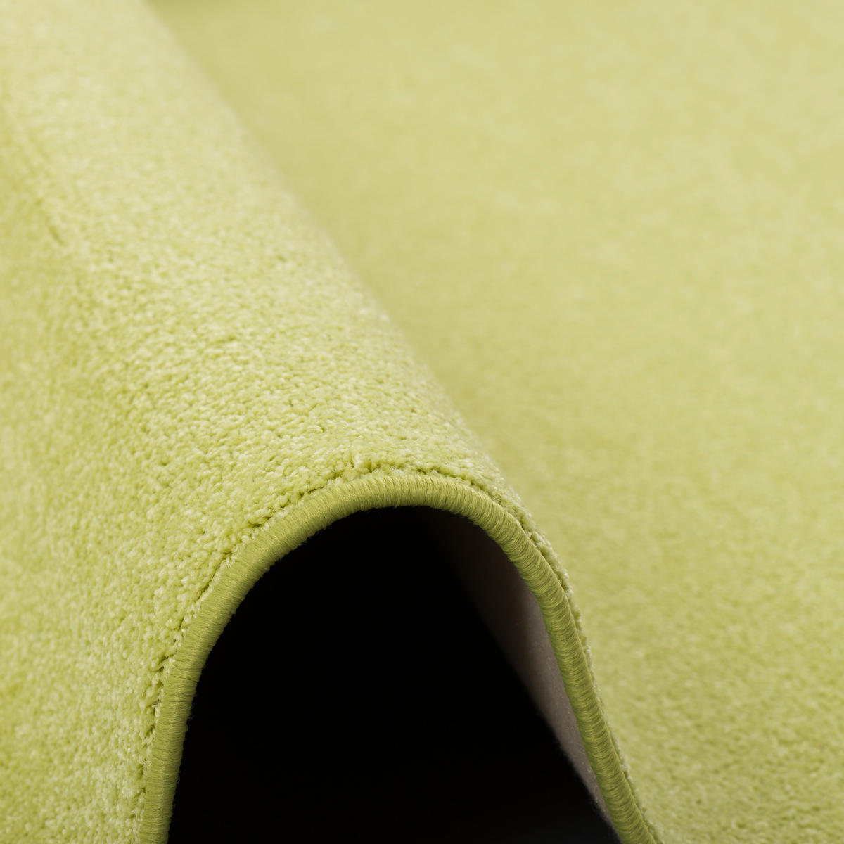 HOCHFLOR VELOURS TEPPICH LUNA - Limette, Textil (100/400cm) - Snapstyle