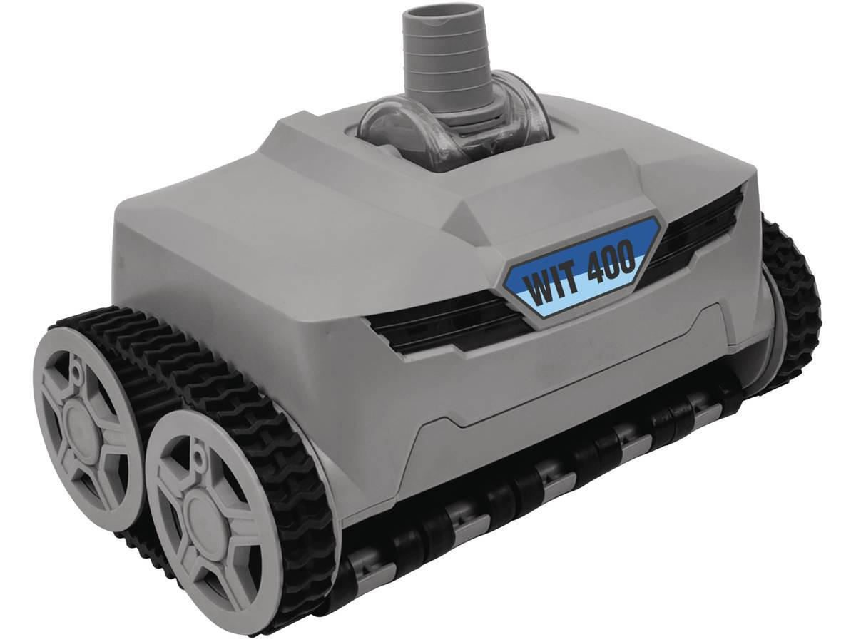 HYDRAULISCHER POOLROBOTER faster Grau - Grau, Kunststoff (34/21/19cm) - Habitat Garten