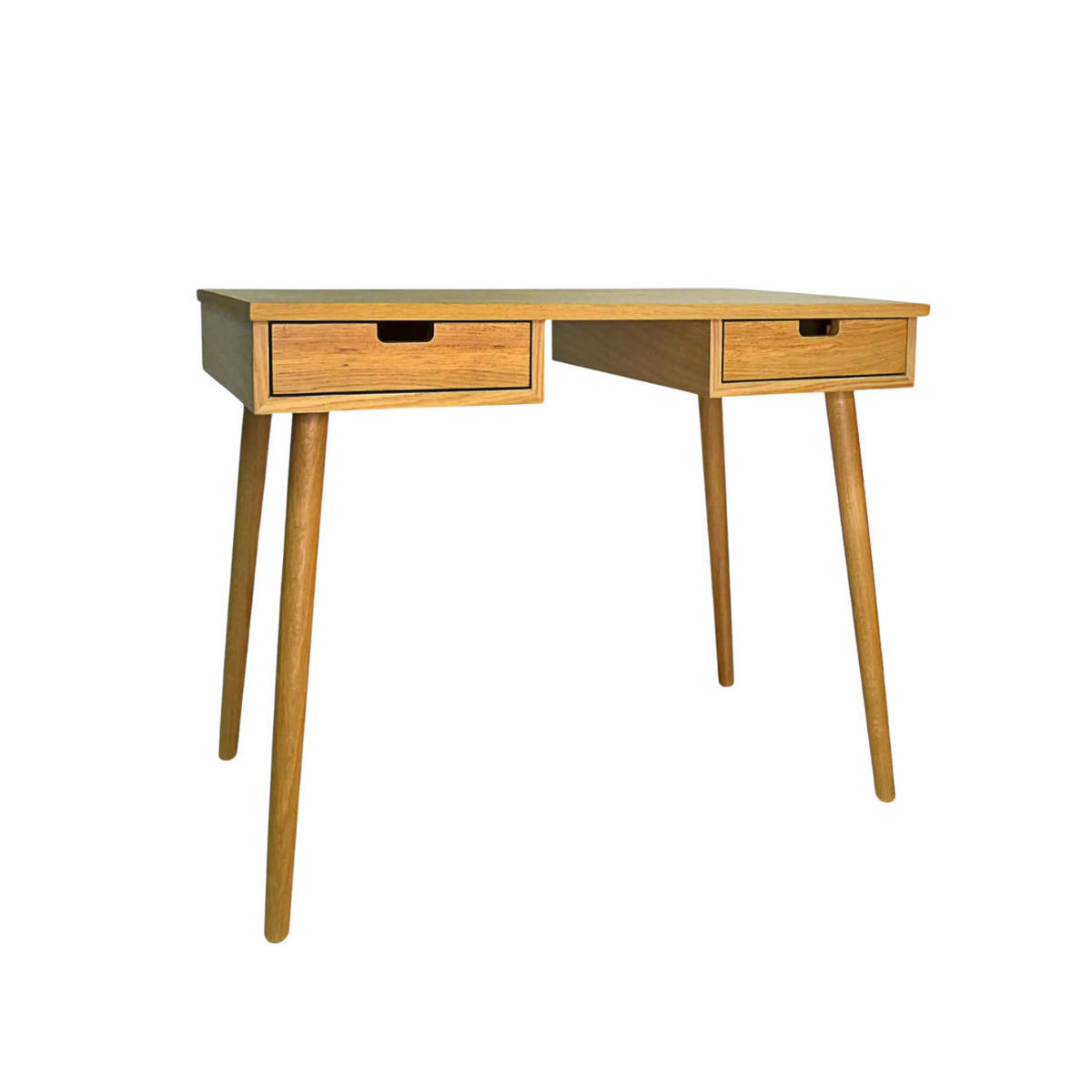 HOLZSCHREIBTISCH im skandinavischen Stil AXEL - Eichefarben, Holz (60/110/75cm) - Rawood Furniture