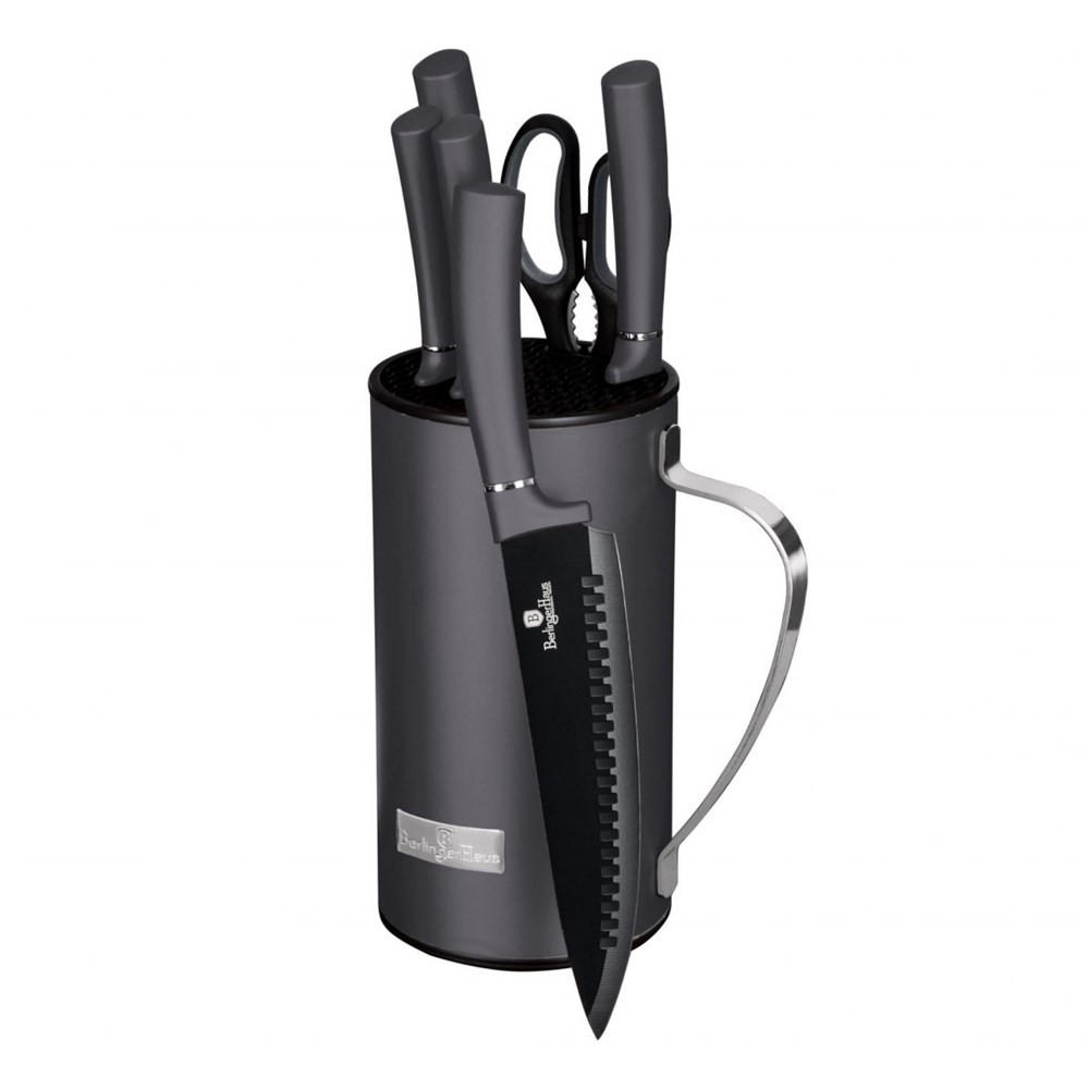 MESSERSET Silber 30/10/30 cm BH2600 - Silberfarben, Metall - Berlinger Haus
