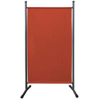 PARAVENT 1 tlg. 180x78cm Rotorange RAL 2001 - Orange, Metall (78/180cm) - QUICK STAR