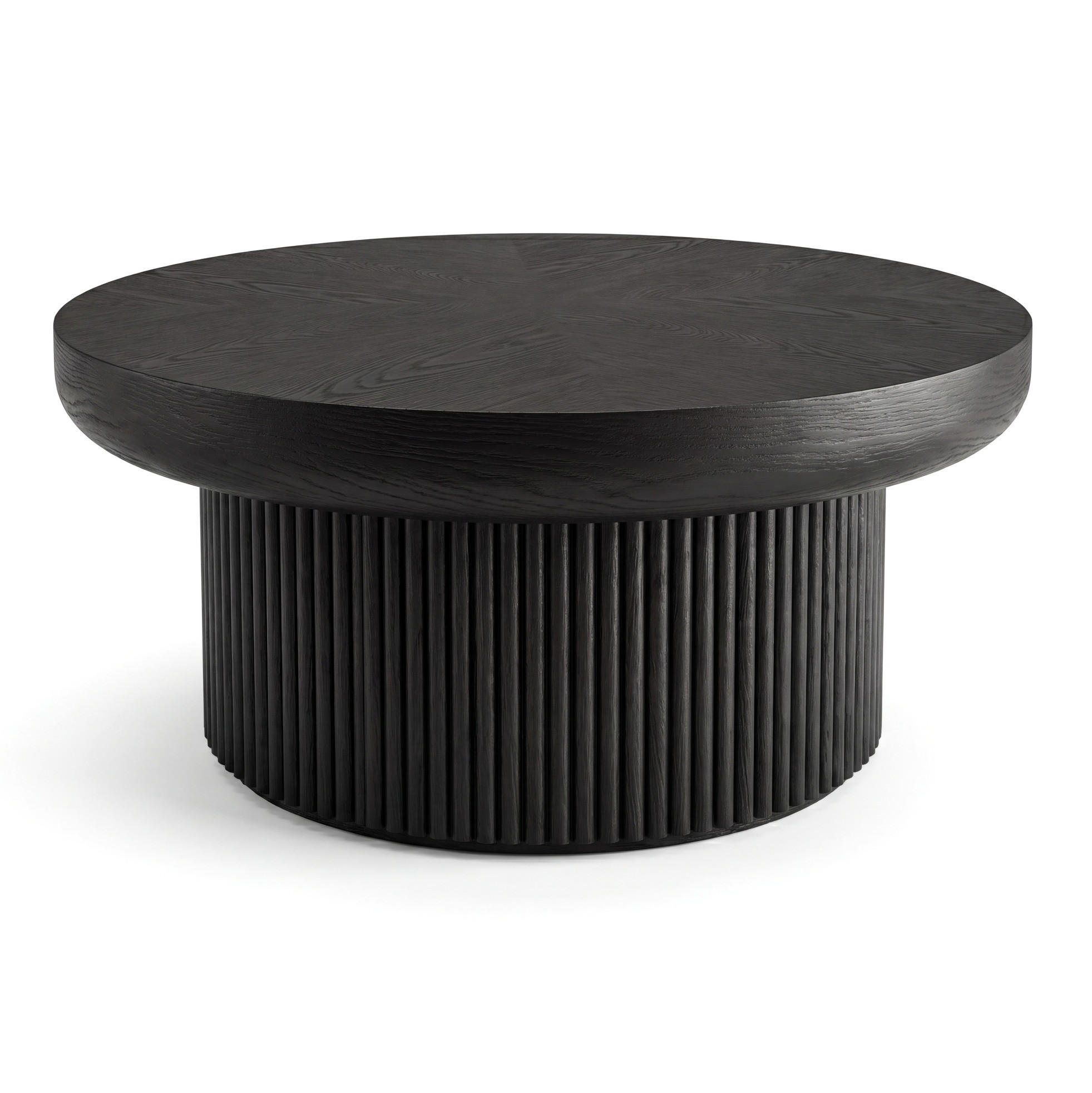 Ivmeu Couchtisch Schwarz 78x38.5x78 cm