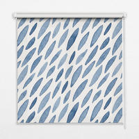 VNÚTORNÁ roleta - okenná roleta - roleta - 100x100 cm - Maľované zrná - modrá, plast (100/100/0.5cm) - TULUP