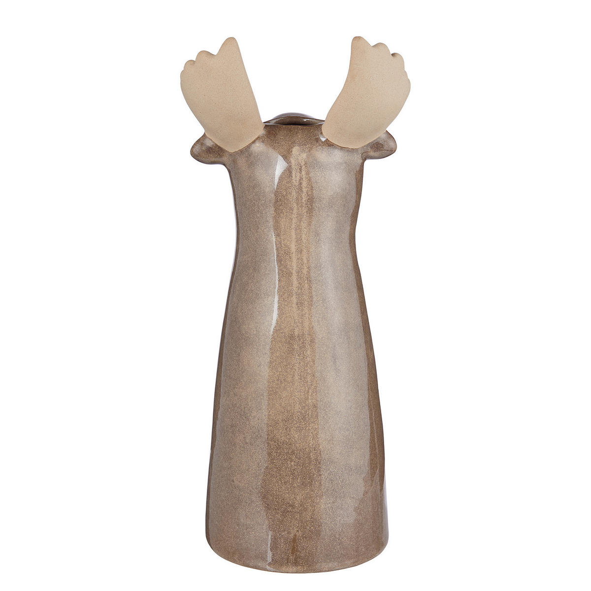 VASE Moose Elch - Braun, Keramik (28cm) - Butlers