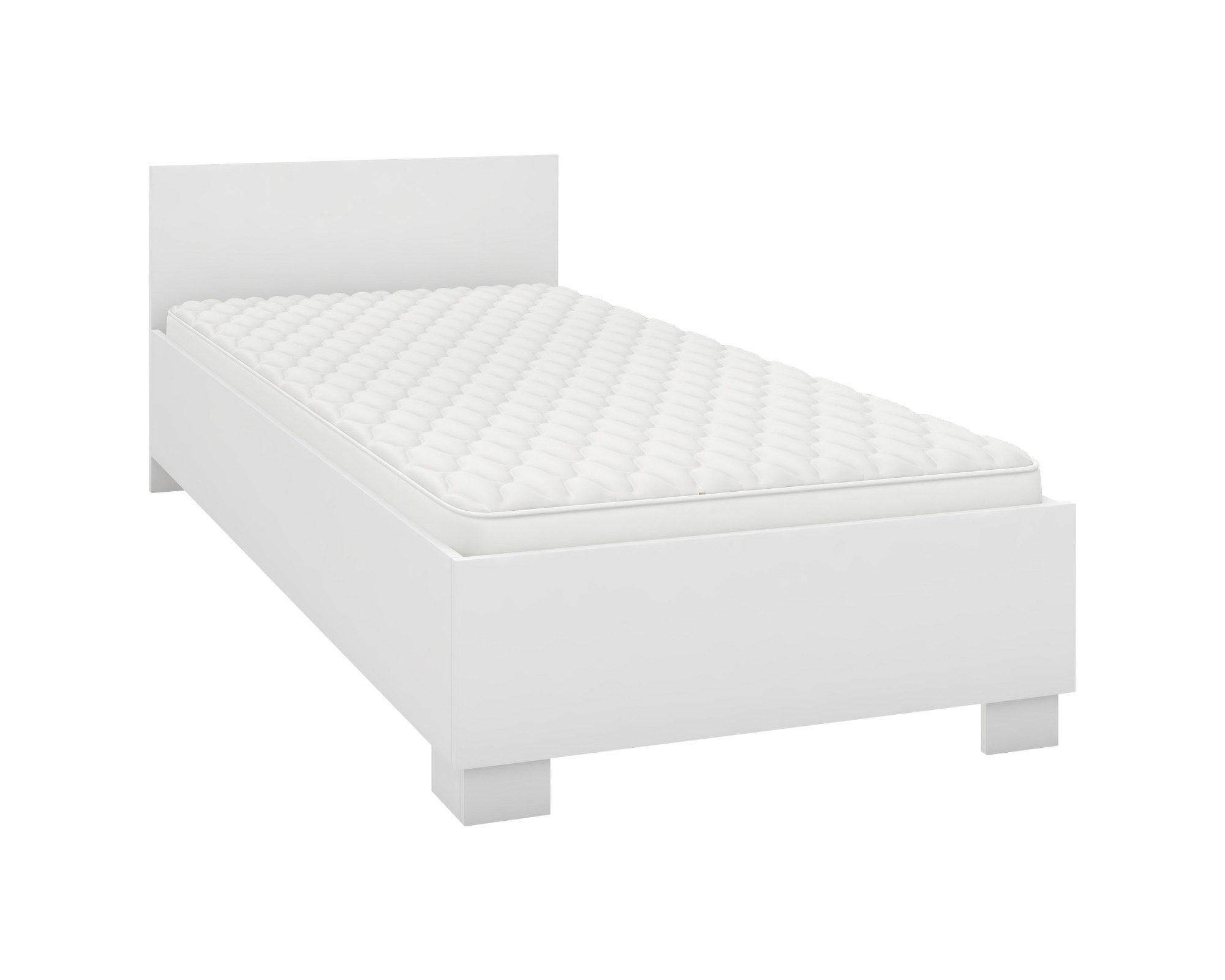 Deine Möbel 24 Jugendbett Weiß 90x200 cm