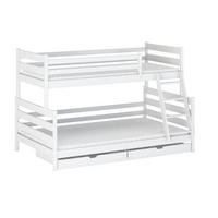 BETT 120/200 Léo Weiß - Weiß, Holz (120/200cm) - Petits-meubles
