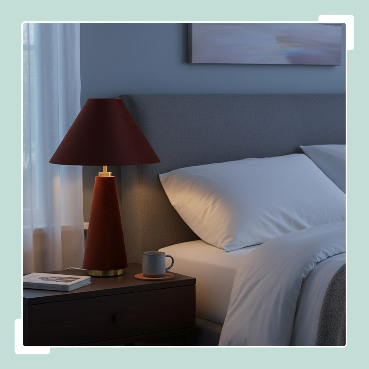 TISCHLAMPE - Rosa, Textil/Metall (30/30/47cm) - Relaxdays