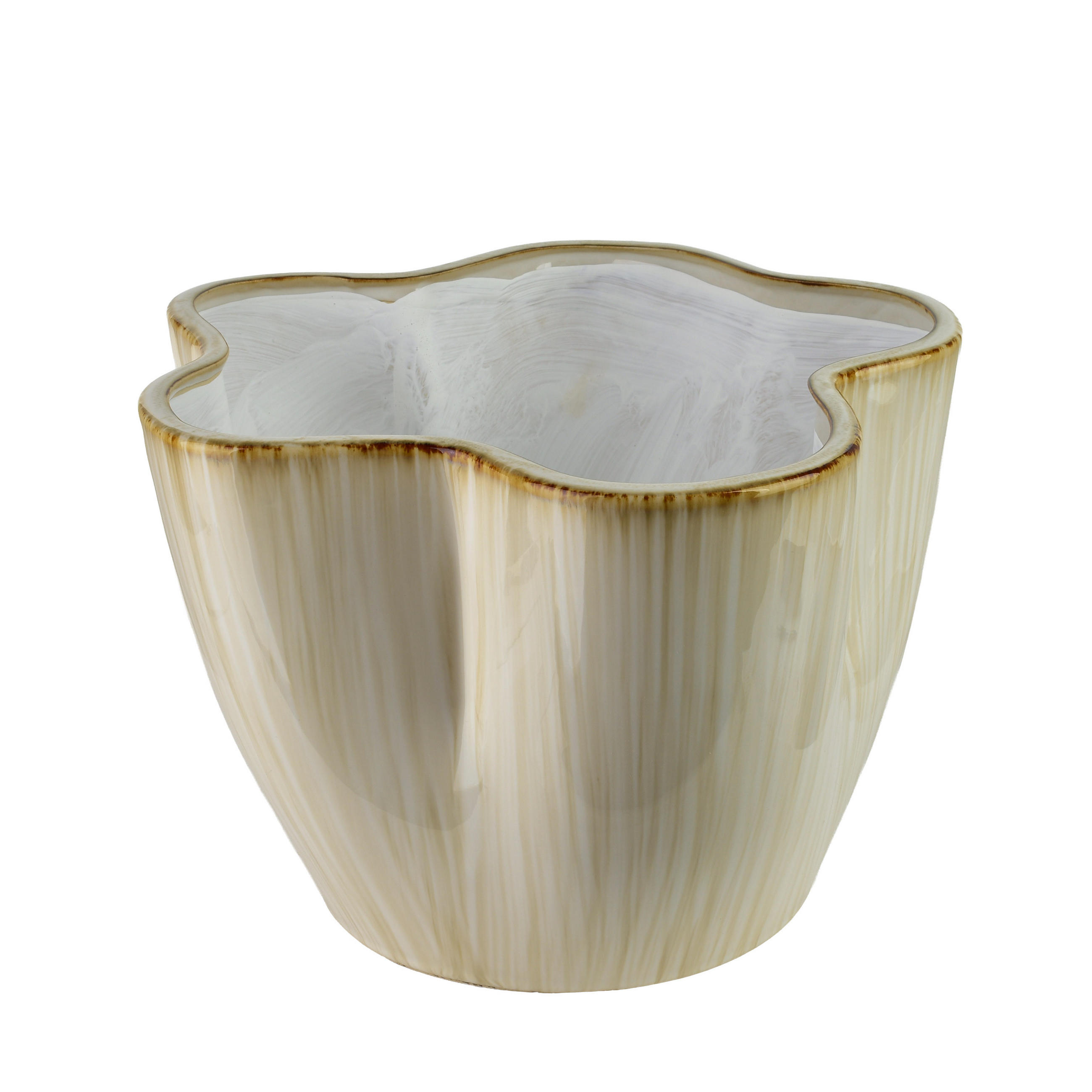 Mondex Vase Beige 20 cm