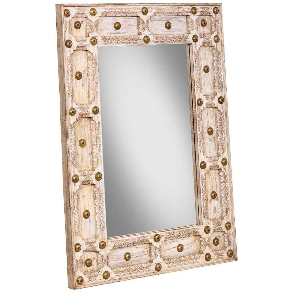 SPIEGEL aus Holz, braun, 80x4x107cm - Braun, Holz (80/107/4cm) - Wanderlust