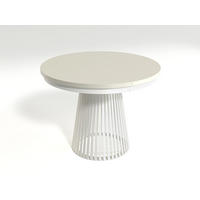 ESSTISCH TRAVIS Ausziehbar 100 - 180 / 100 x 76,6 cm - Kaschmir/Weiß, Holz (100/100/76.6cm) - MASSENO