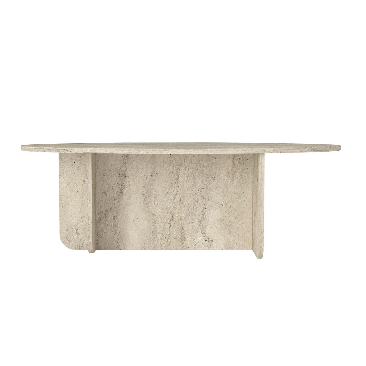 COUCHTISCH Luminous Beige Grau Granitoptik 120x60 cm - Beige/Grau, Holzwerkstoff (60/120/40cm) - moebel17