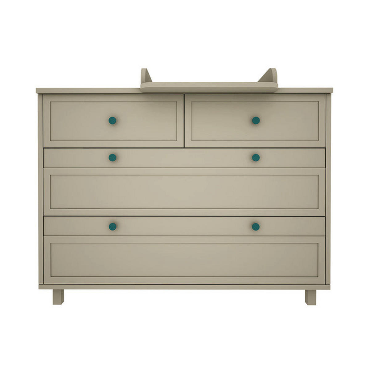 IZBA PRE BÁBÄTKO 3-dielny Gabriel Zelená - zelená, kompozitné drevo (145/103/75cm) - Petits-meubles