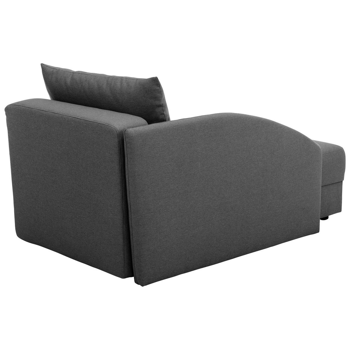 RECAMIERE Armlehne rechts Kalila Flachgewebe anthrazit - Anthrazit, Kunststoff (154/86/93cm) - 58aufmkessel