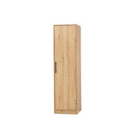 DREHTÜRENSCHRANK VANO 50/190/56cm 1-türig Eiche Artisan - Eiche Artisan, Holzwerkstoff (50/190/56cm) - MASSENO