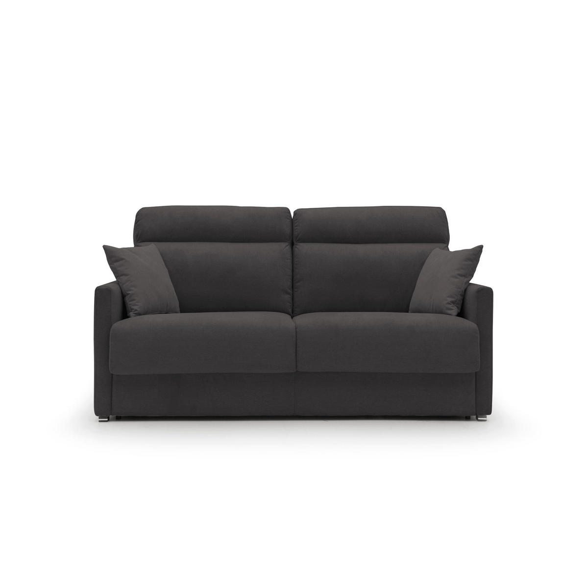 SCHLAFSOFA Margot - Schwarz, Textil (196/102/97cm) - Divani.store