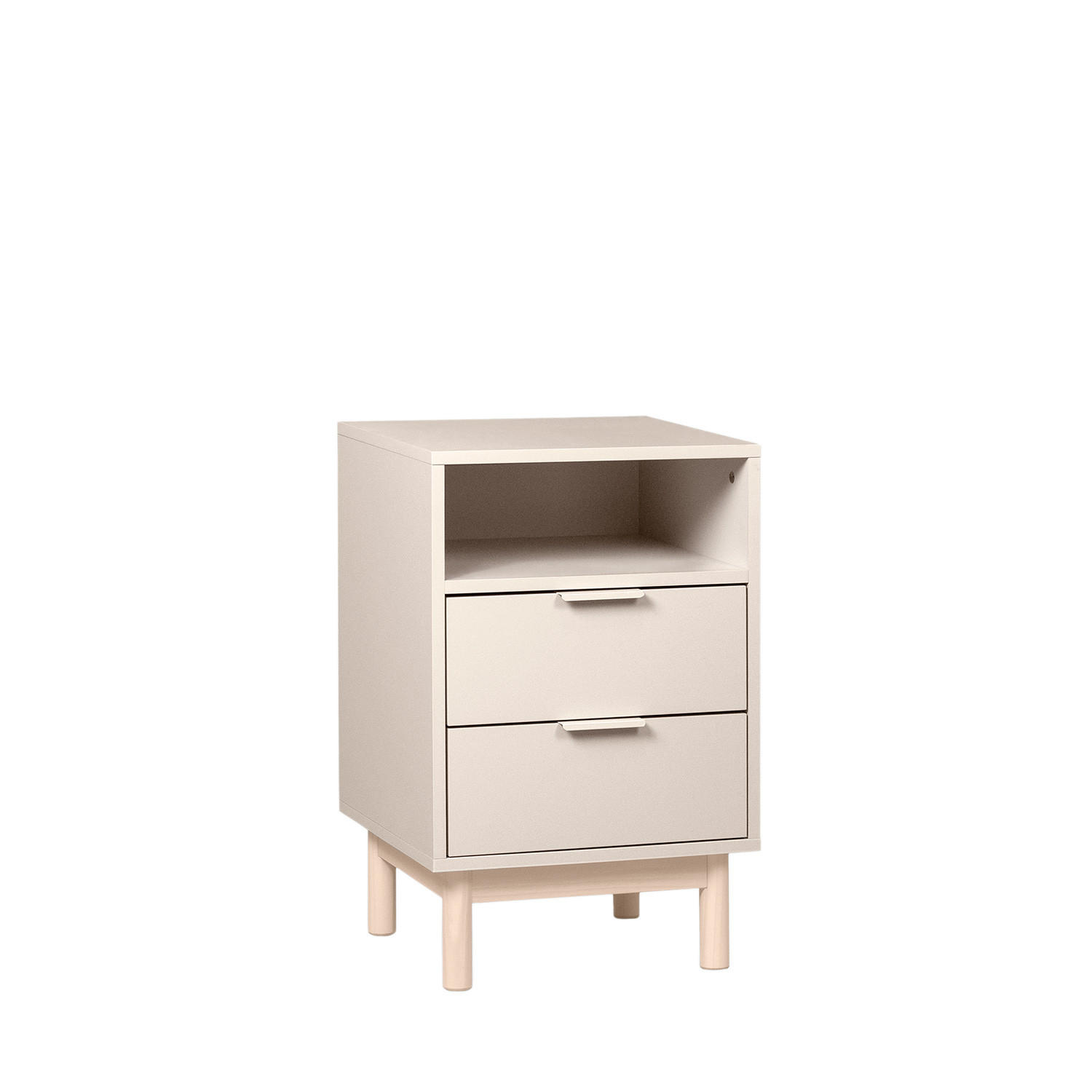 Klast Home Nachttisch Grau 40x63x35 cm