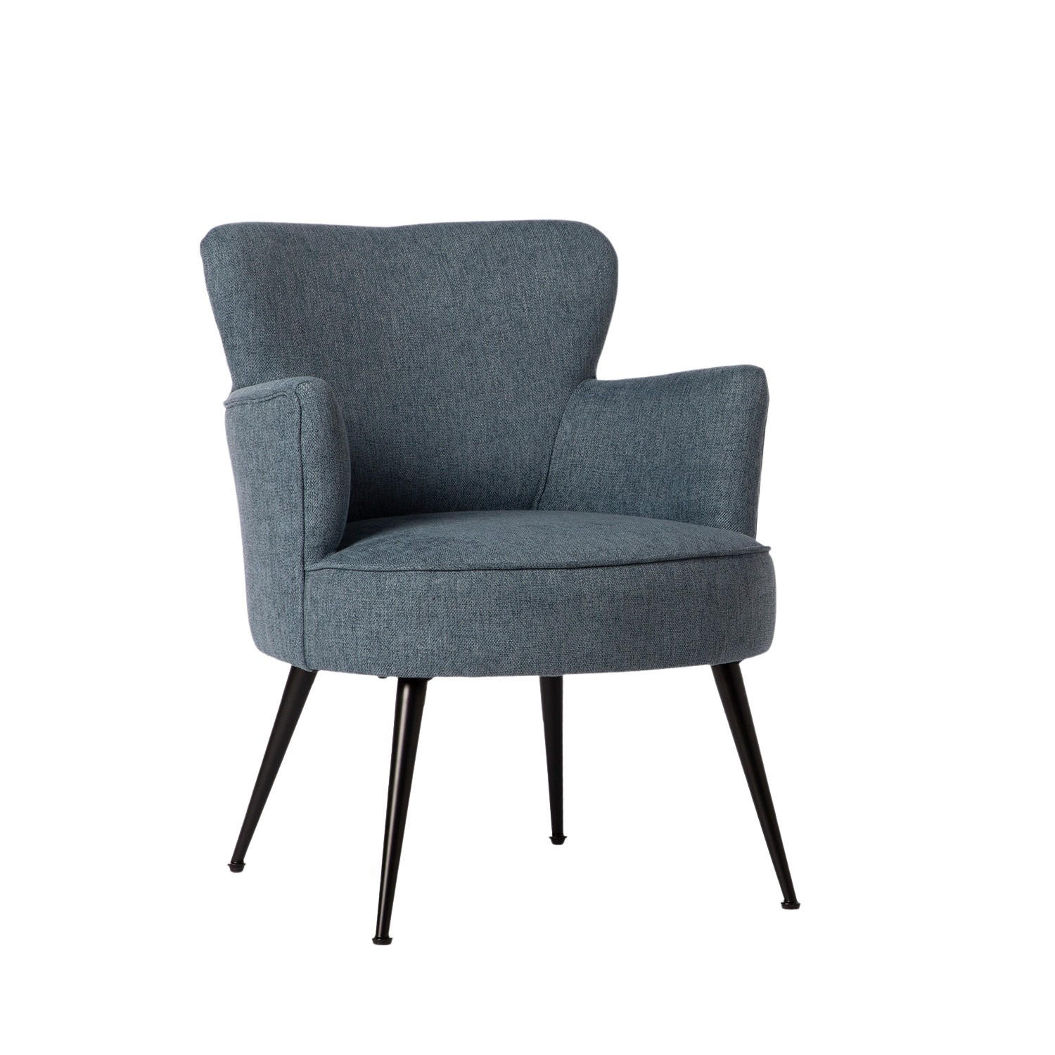 EINZELSESSEL Megan Blau 67 cm x 83 cm - Blau, Textil (67/83/65cm)