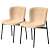 POLSTERSTUHL - 2er-Set - Beige, Textil (52/79/49cm) - home24